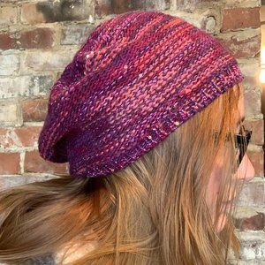 Unique Sequined Knit Beret